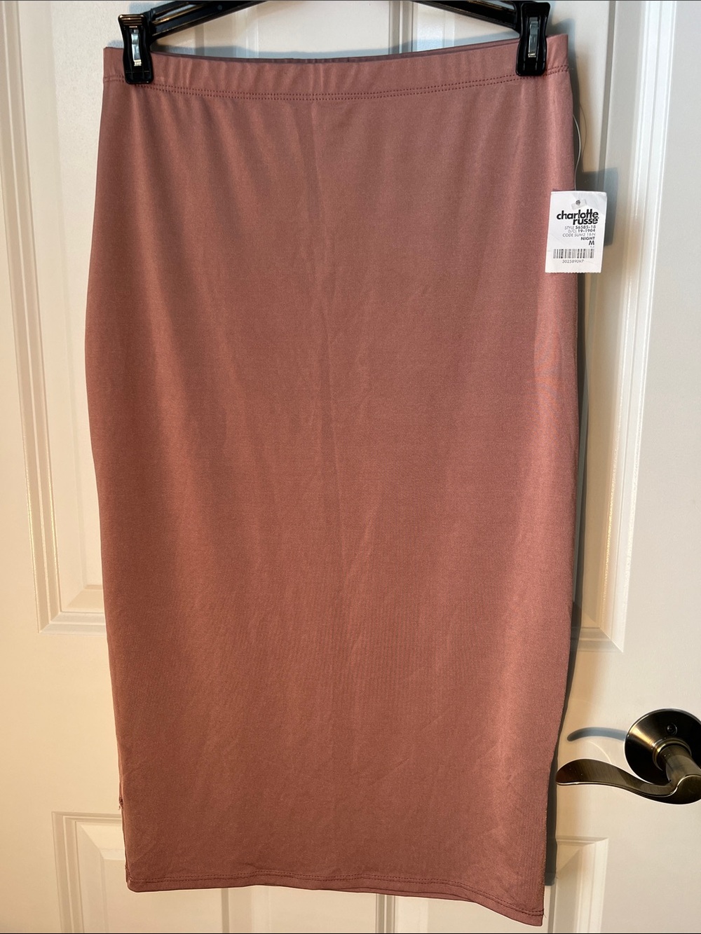 Charlotte Russe Peach Pencil Skirt New Tag Size Medium